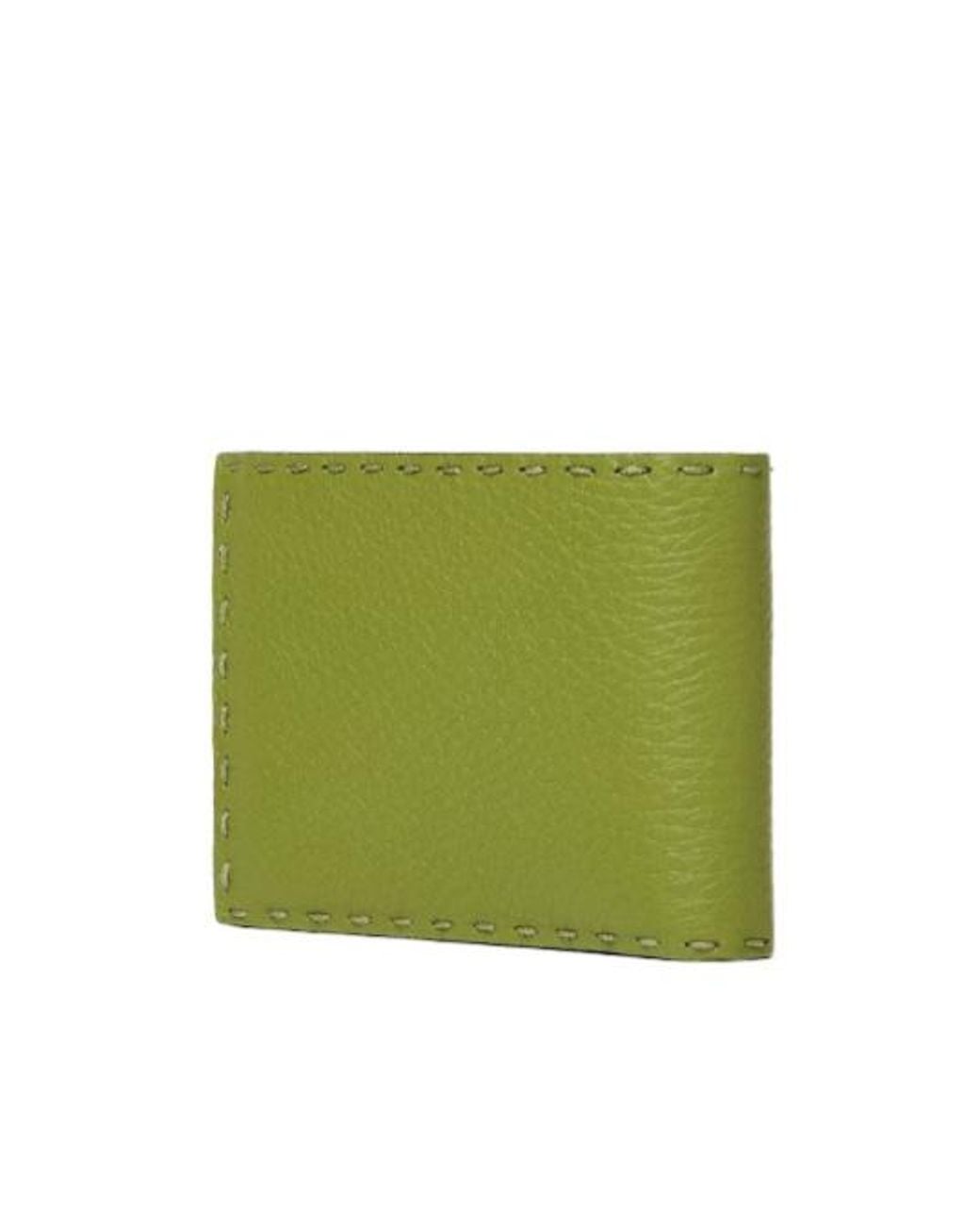 Fendi Green Selleria Wallet for men