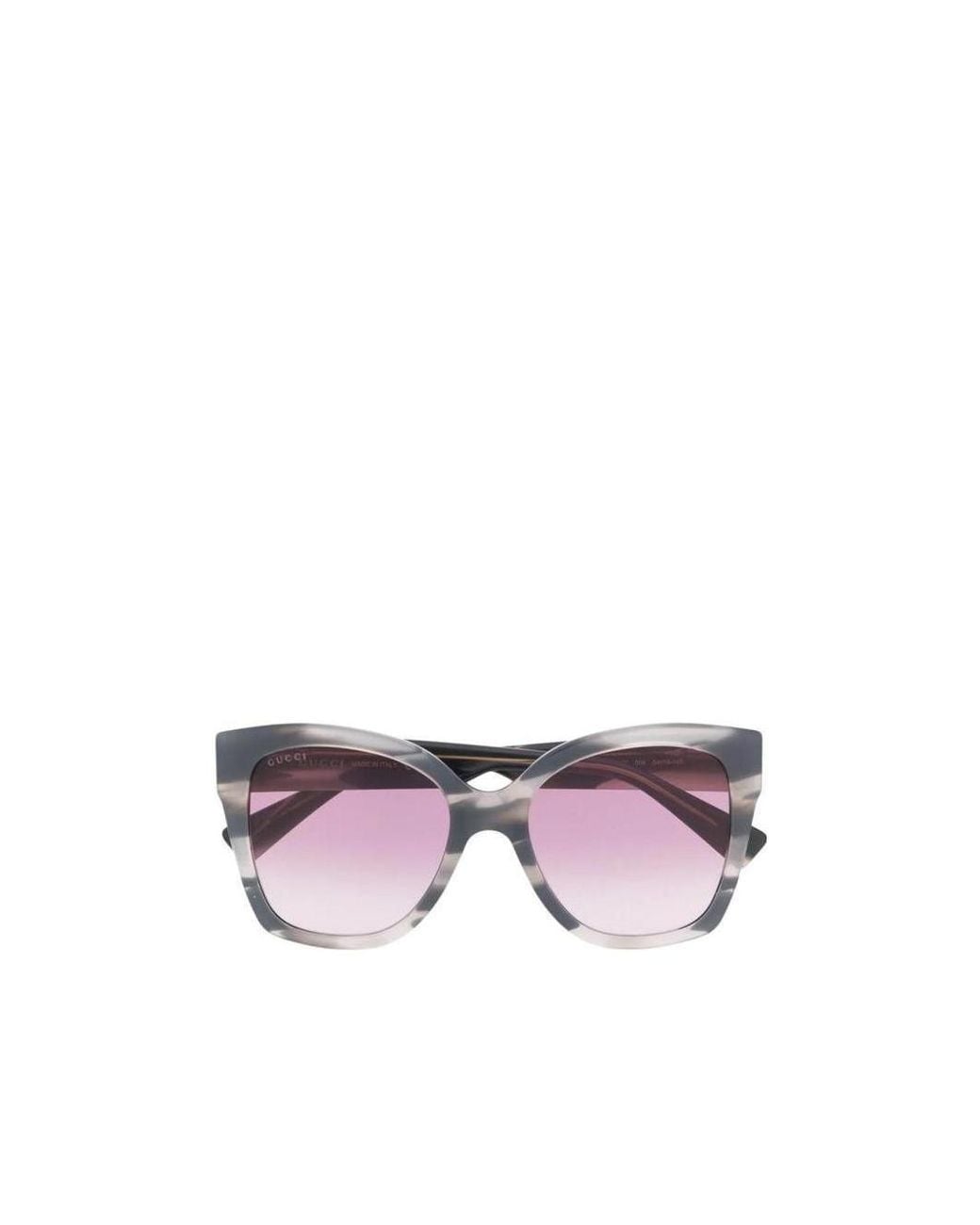Gucci Purple Oversized Sunglasses