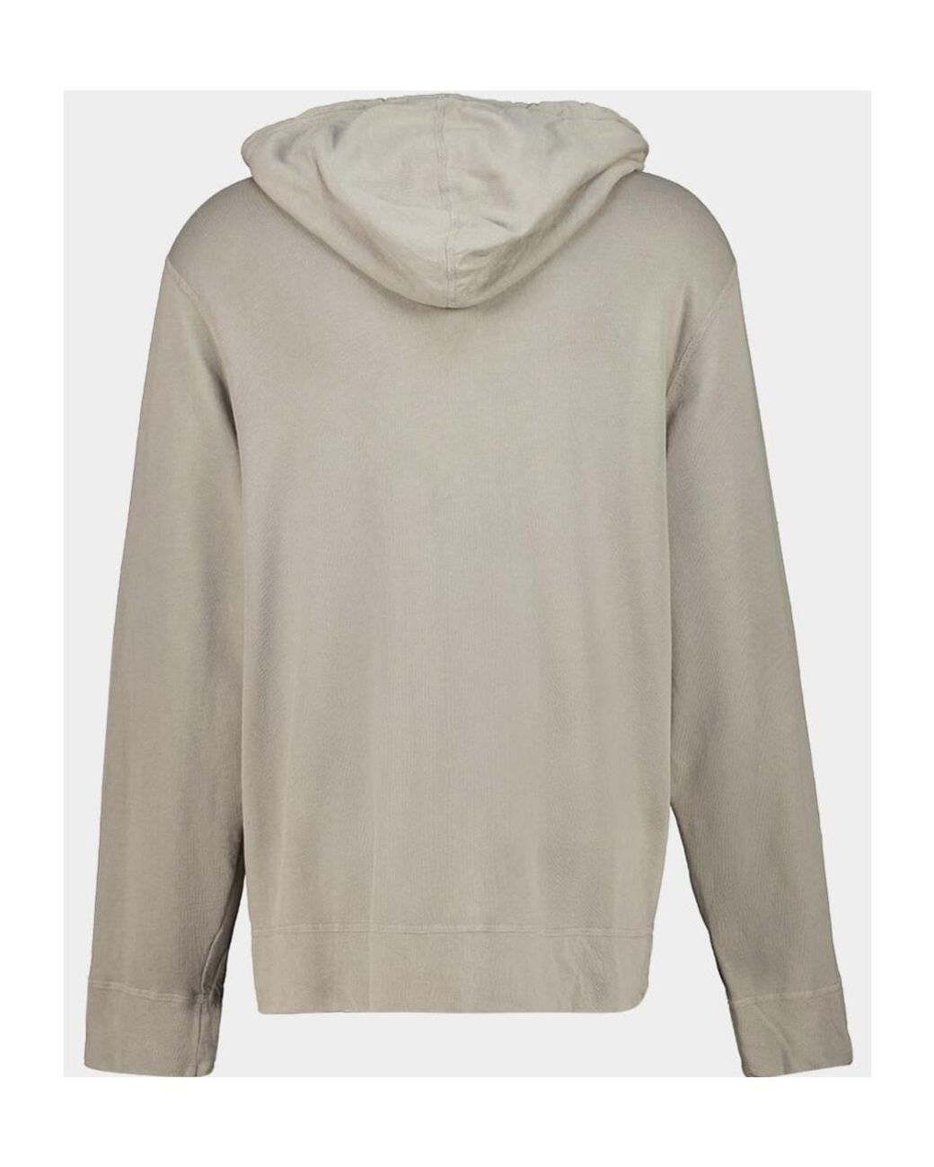 James Perse Gray Vintage French Terry Zip-Up Hoodie for men