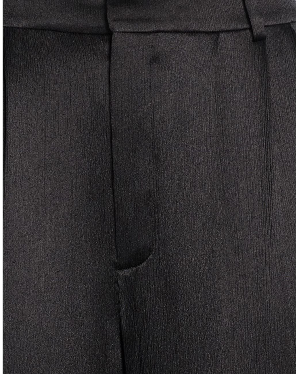 Saint Laurent Black Straight-Leg Casual Trousers