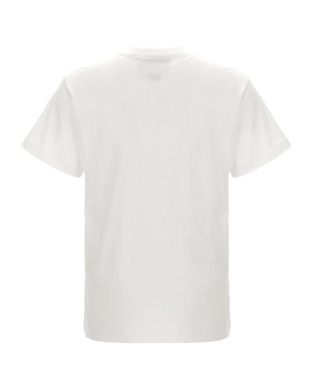 Versace Jeans White Couture Logo-Printed Crewneck T-Shirt for men