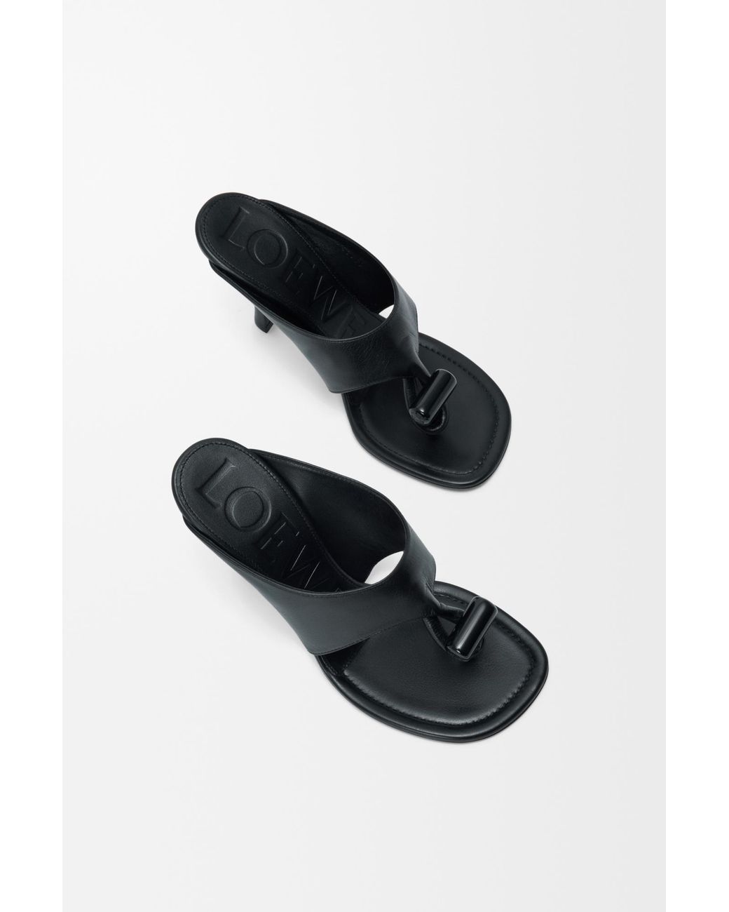 Loewe Black Toggle Sandal