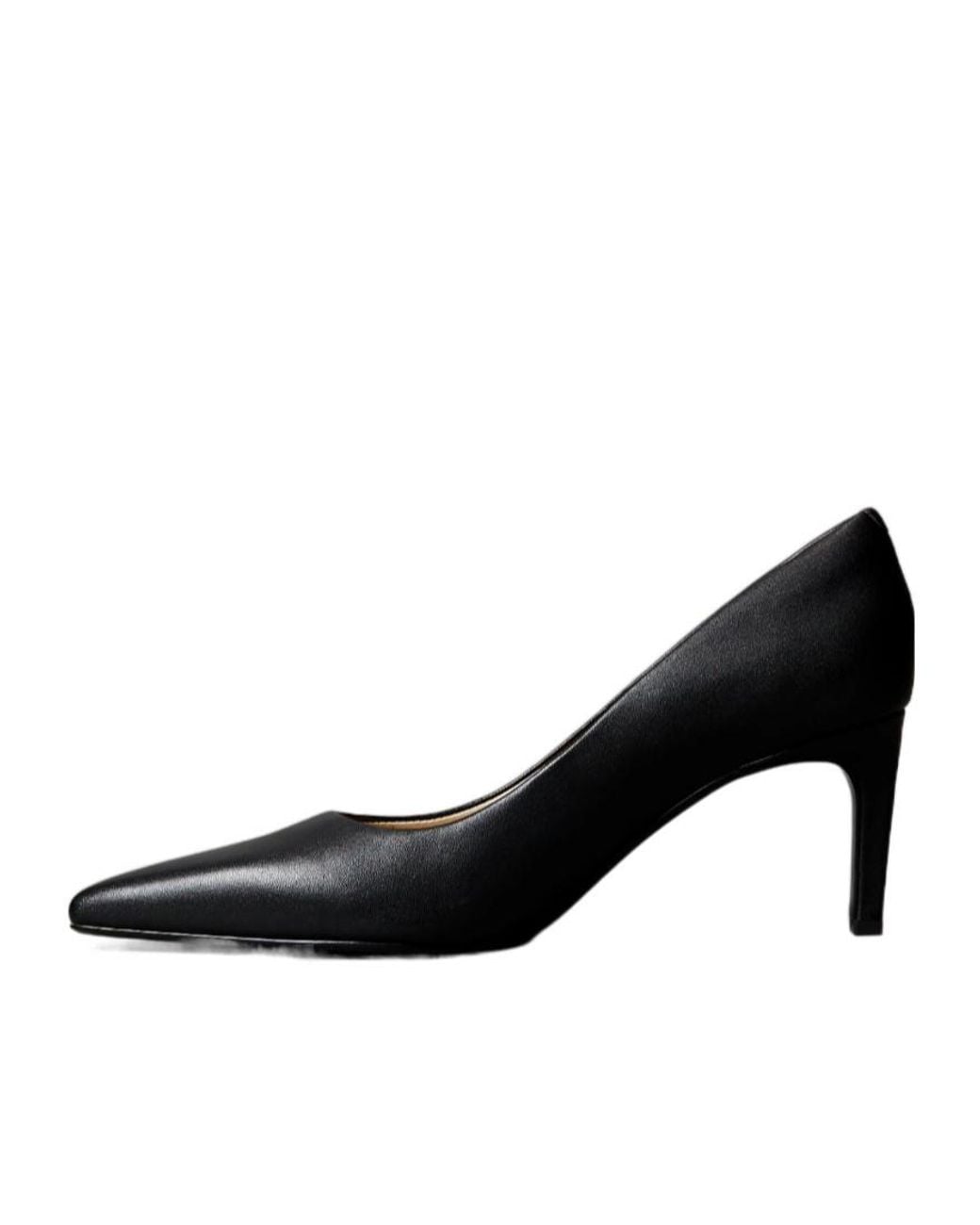 Calvin Klein Black Pointed Heel Pumps