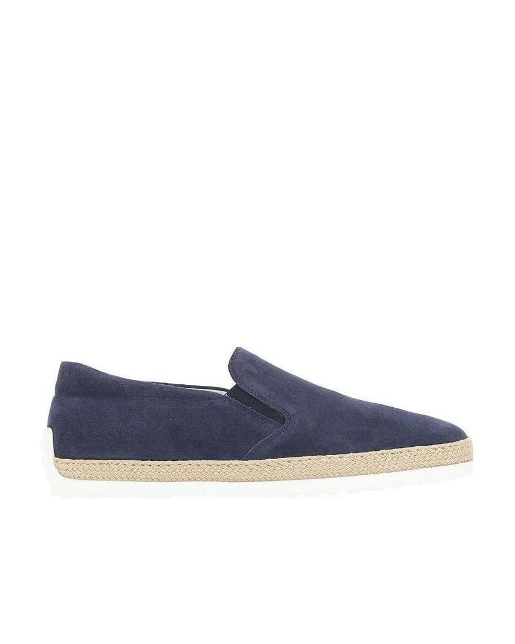 Tod's Blue Slip On Sneakers for men