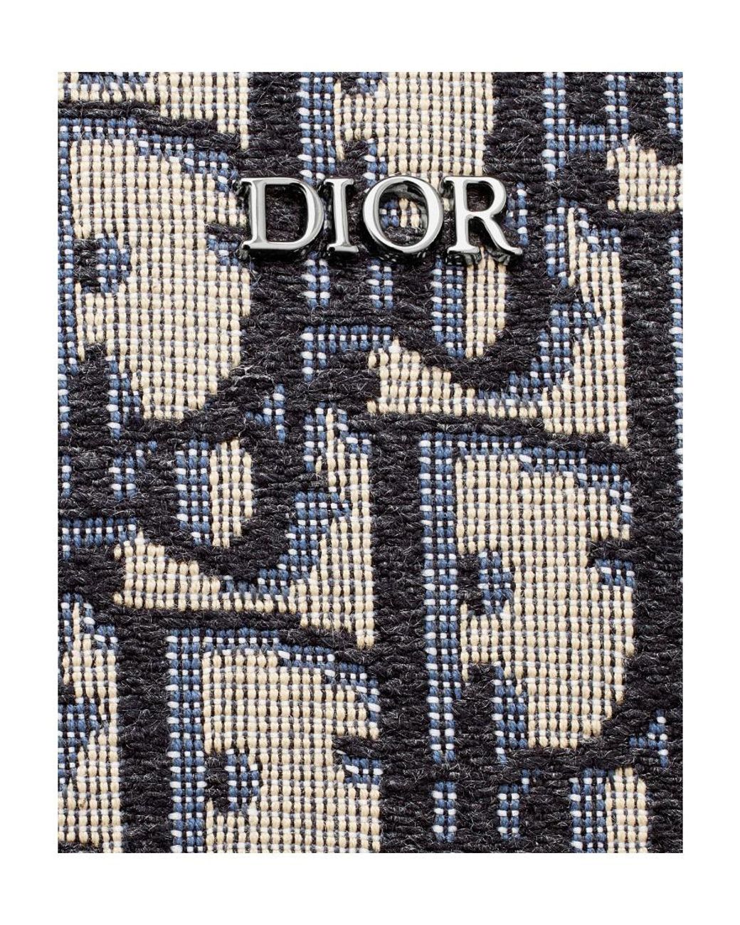Dior Black A4 Zipped Pouch for men