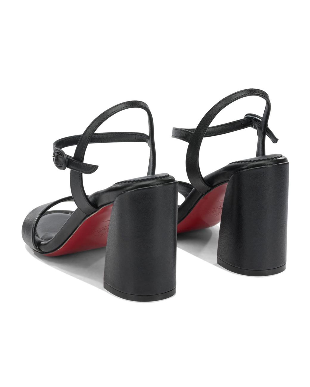 Christian Louboutin Metallic Miss Jane Leather Heeled Sandals
