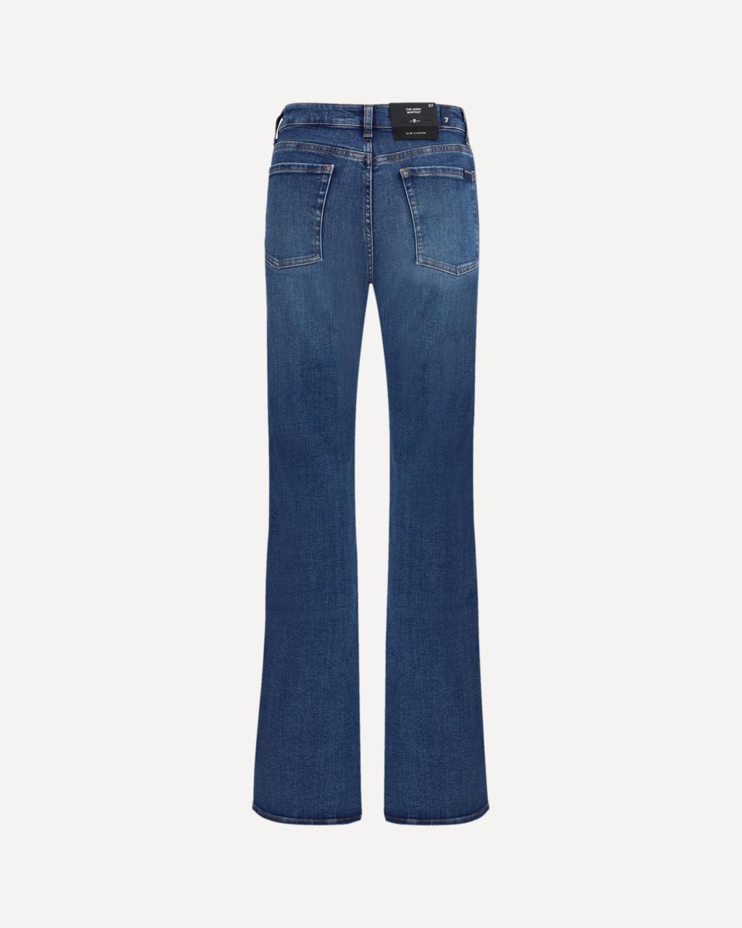 7 For All Mankind Blue Slim Illusion Bootcut Jeans