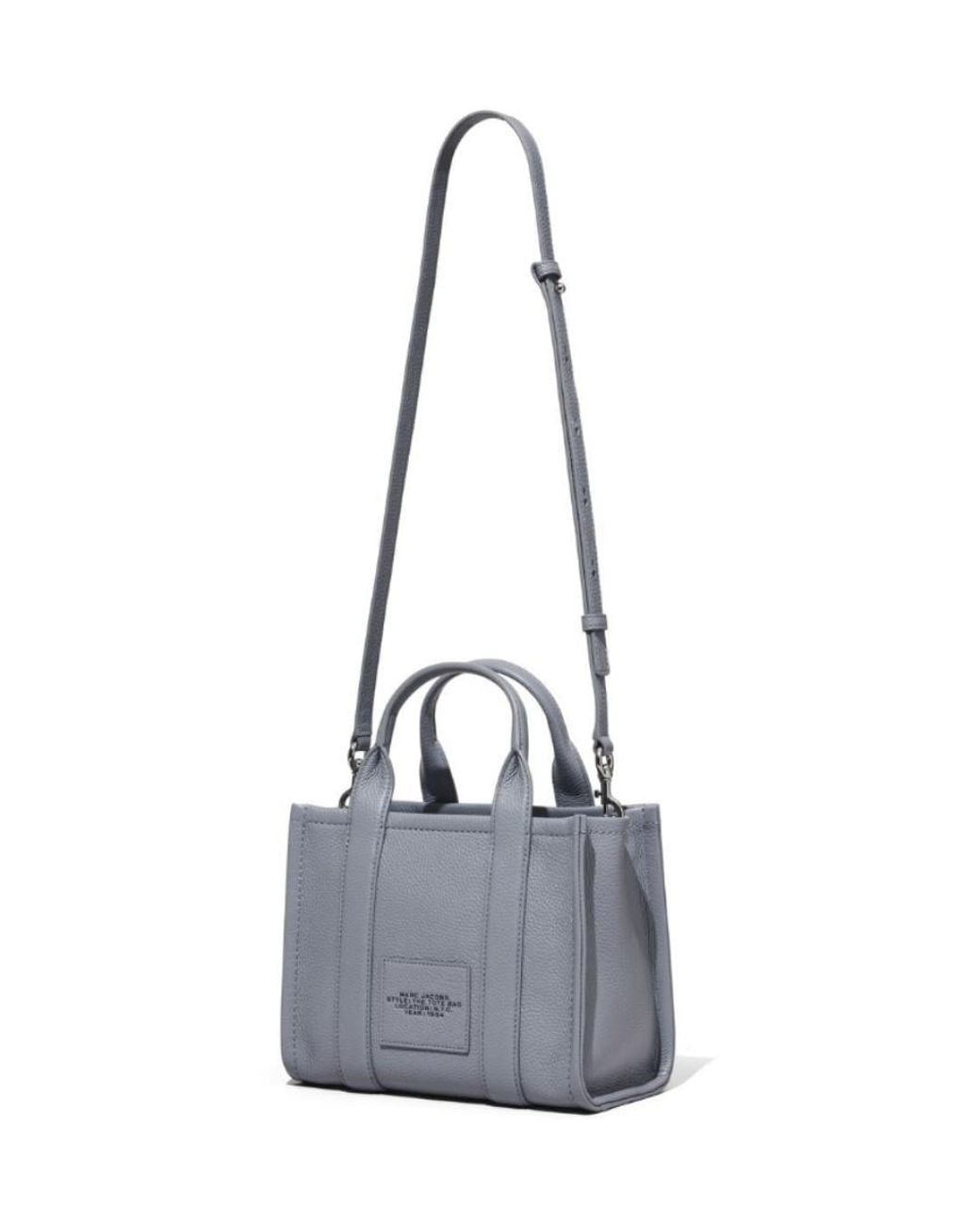 Marc Jacobs Gray Small The Leather Tote Bag