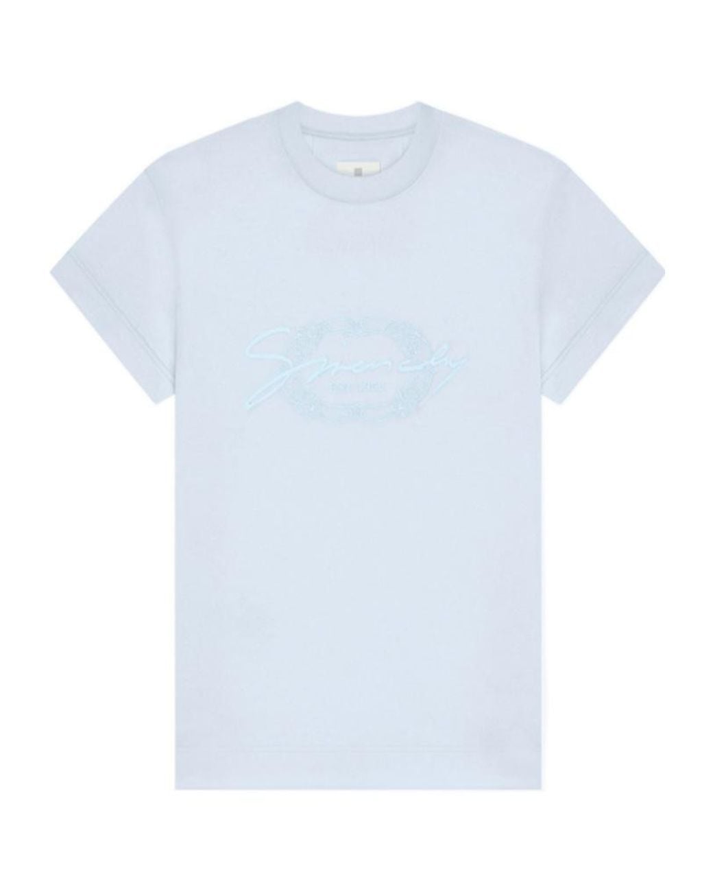 Givenchy White Medallion Embroidered Crewneck T-Shirt