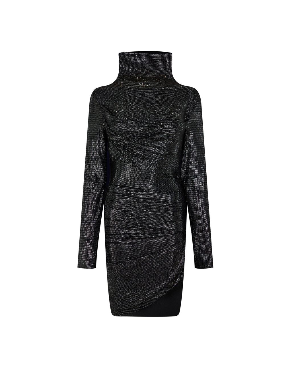 Off-White c/o Virgil Abloh Black Chinese Long Sleeve Dress