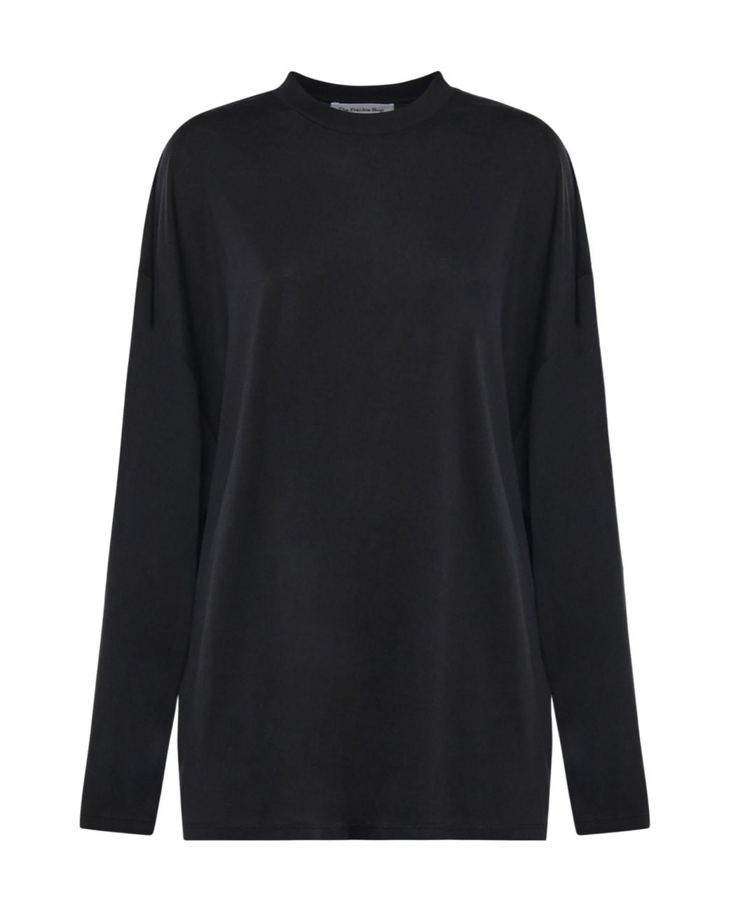 Frankie Shop Black Oversized Long Sleeve T-Shirt