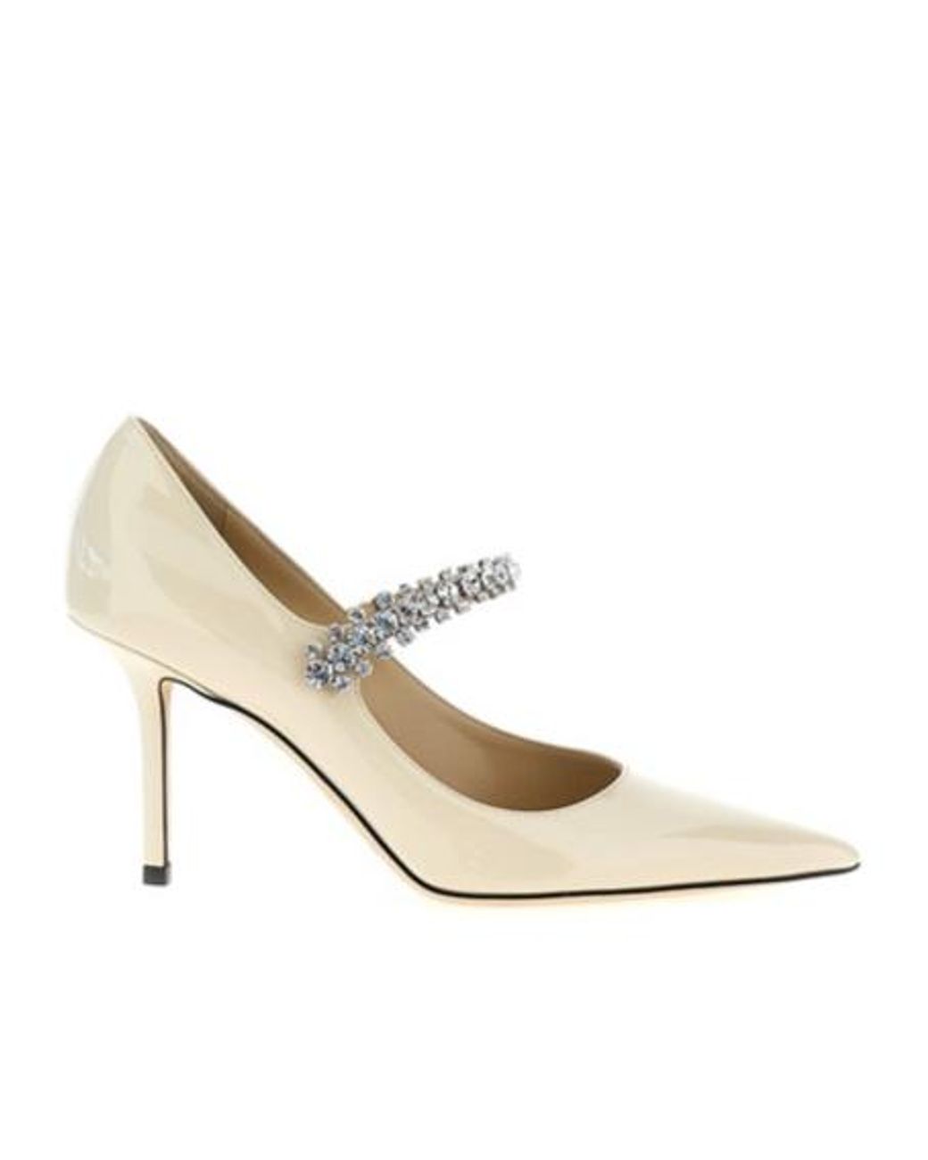 Jimmy Choo White Pointed High Heels