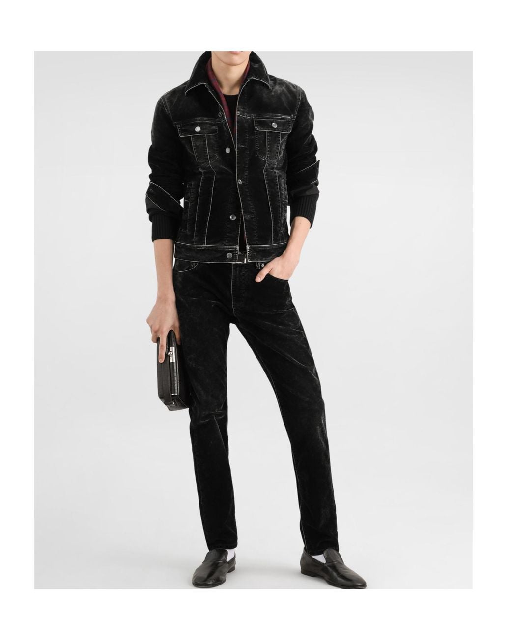 Dolce & Gabbana Black Jeans With Belt Loops for men