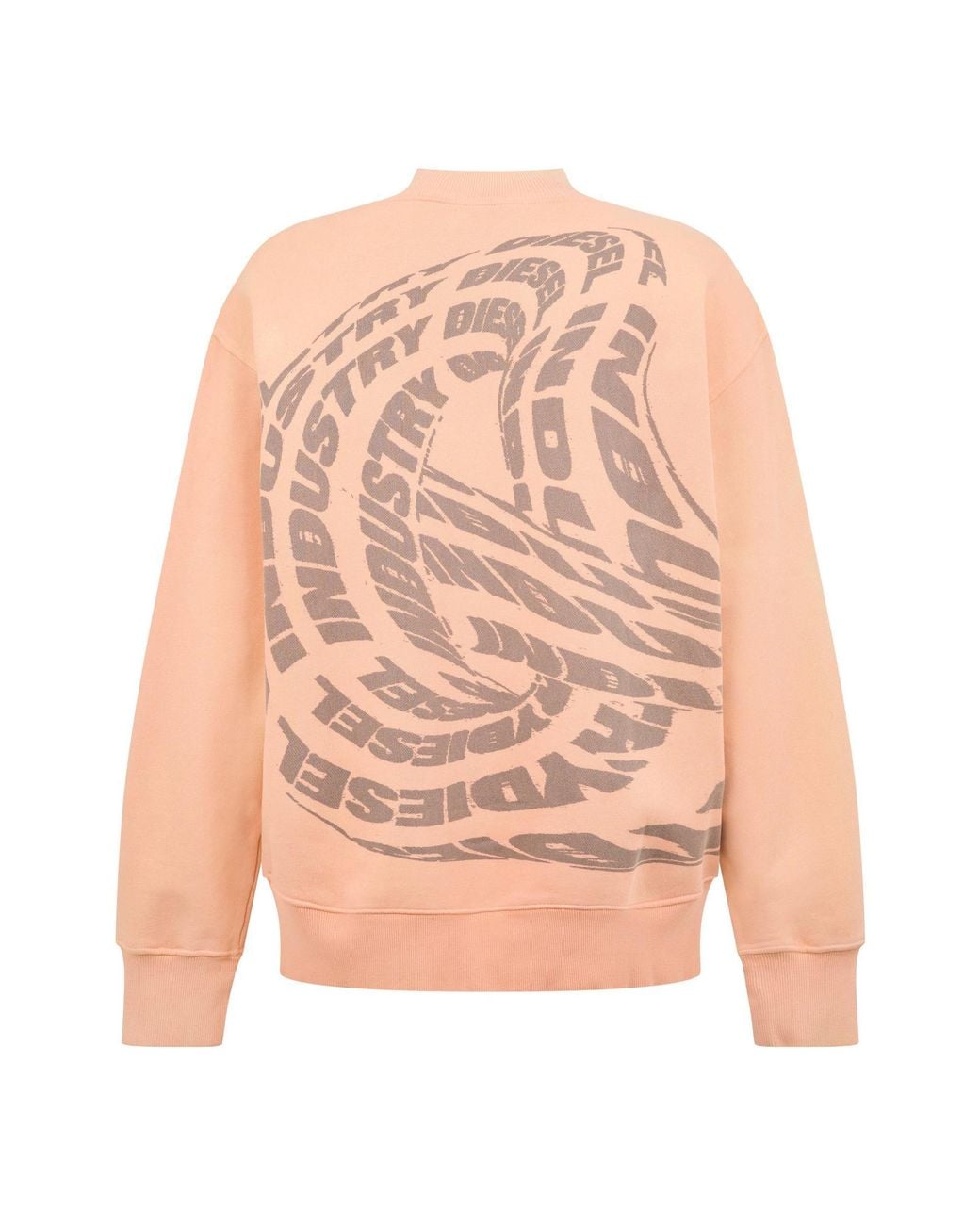 DIESEL Natural Mackis Flpa Crew Sweatshirt for men