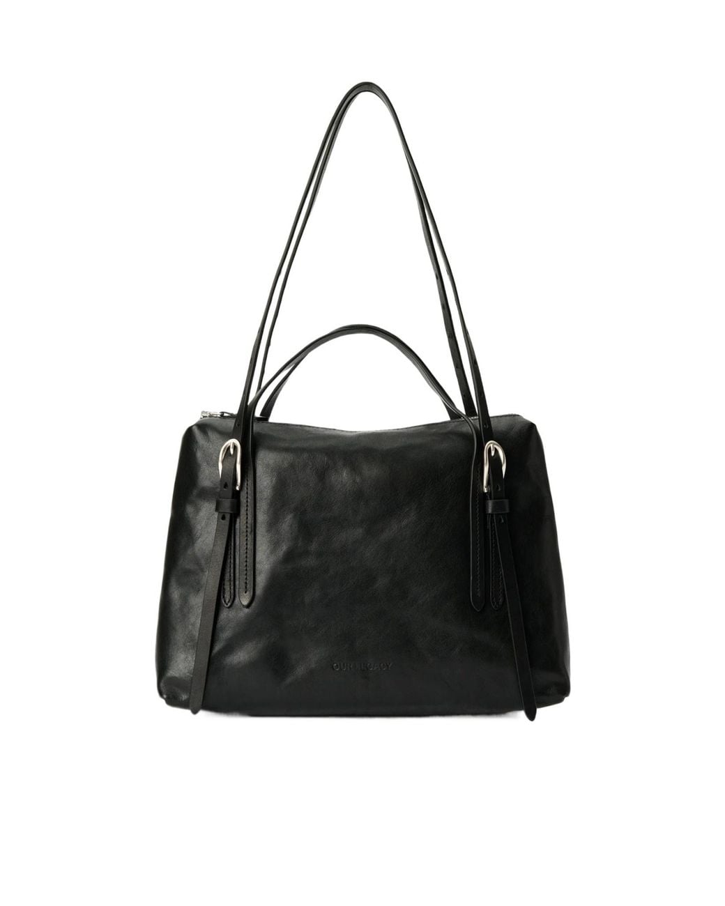 Our Legacy Black Lever Shoulder Bag for men