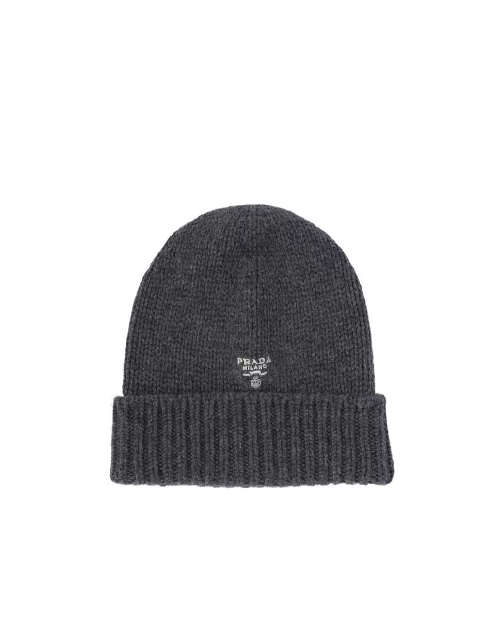 Prada Blue Cashmere Beanie for men
