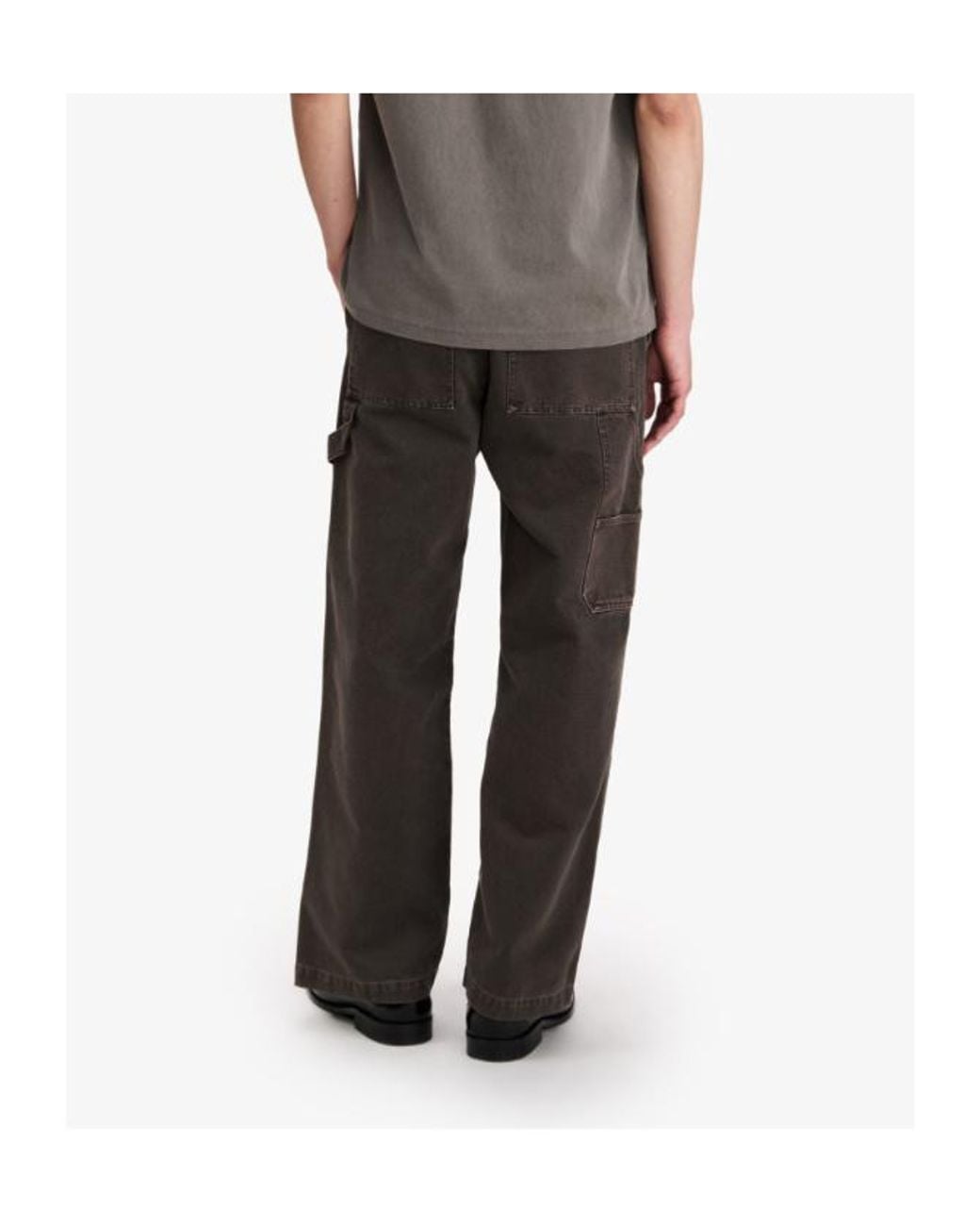 A.P.C. Gray Relaxed Workwear Pants for men