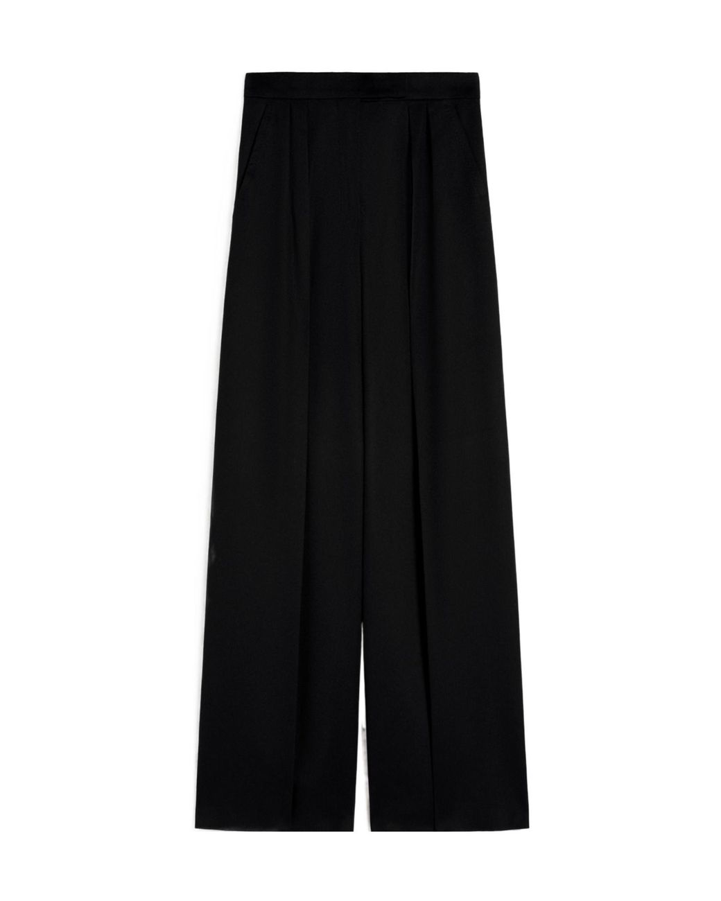 Max Mara Black Flared Camel Trousers