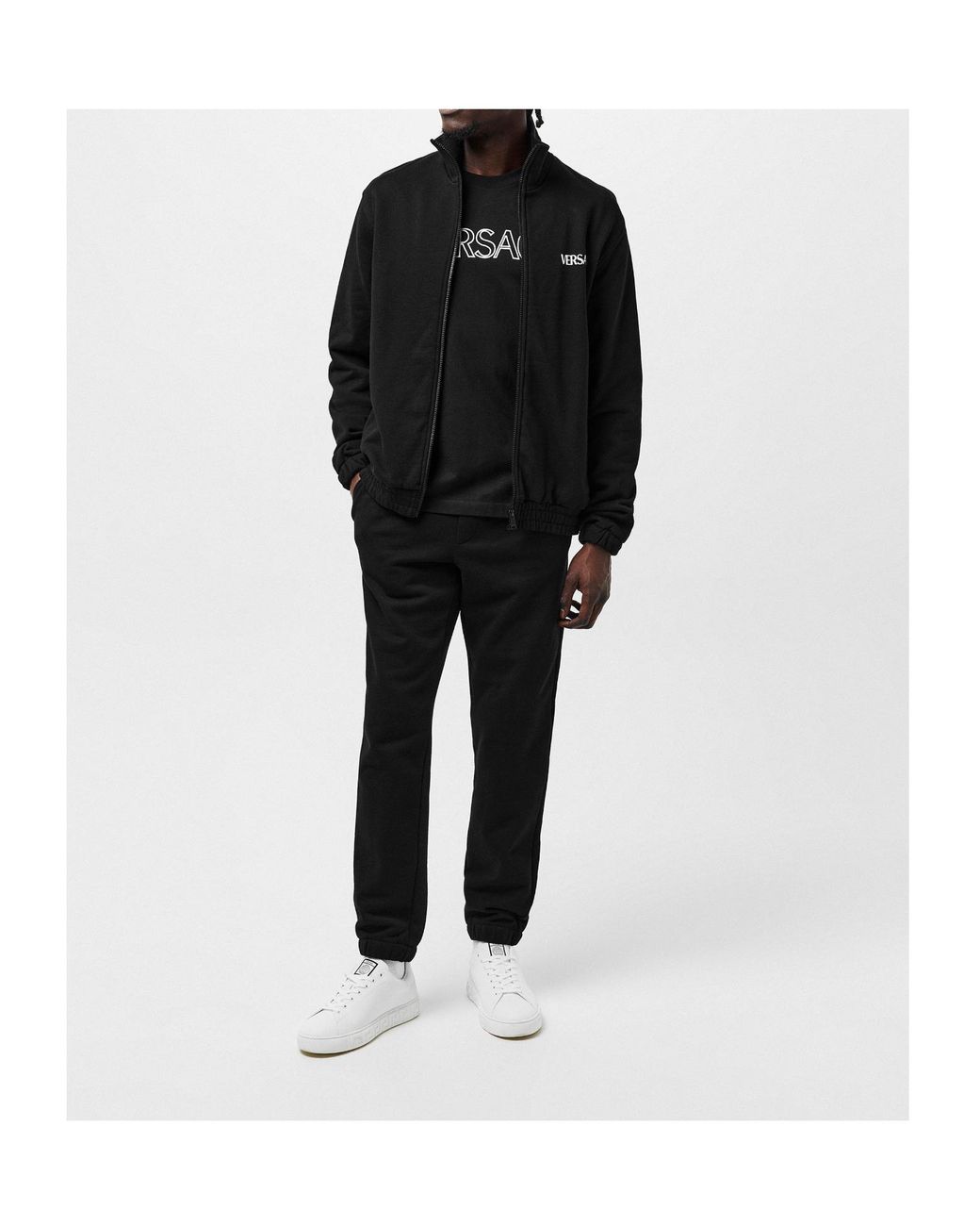 Versace Black Medusa Print Jacket for men