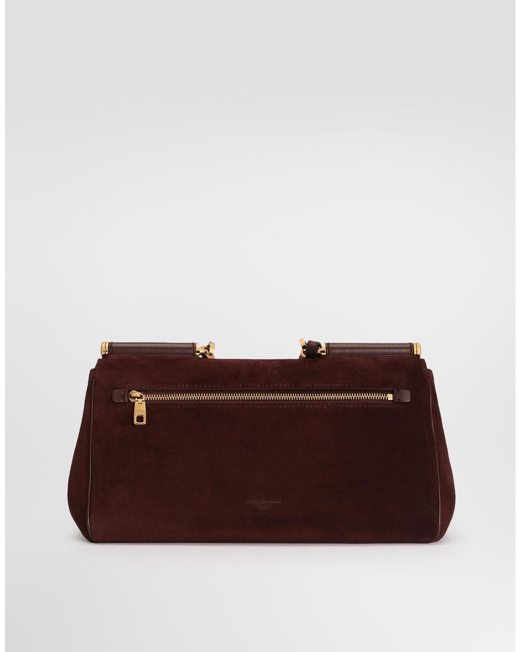 Dolce & Gabbana Brown Sicily Foldover Top Tote Bag