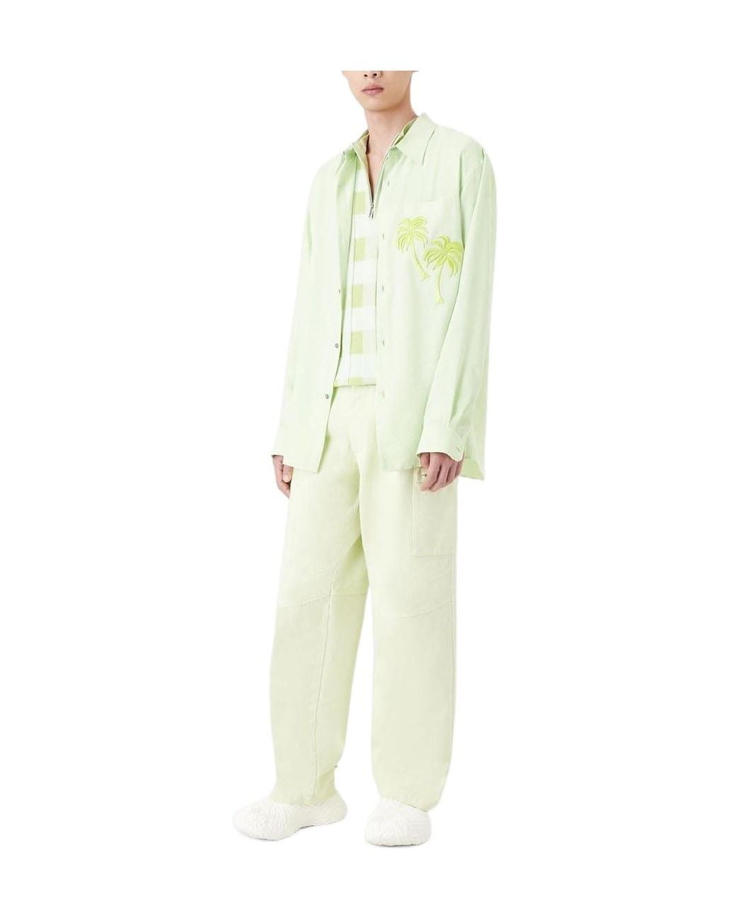 Emporio Armani Green Light Mint Longsleeve Shirt for men