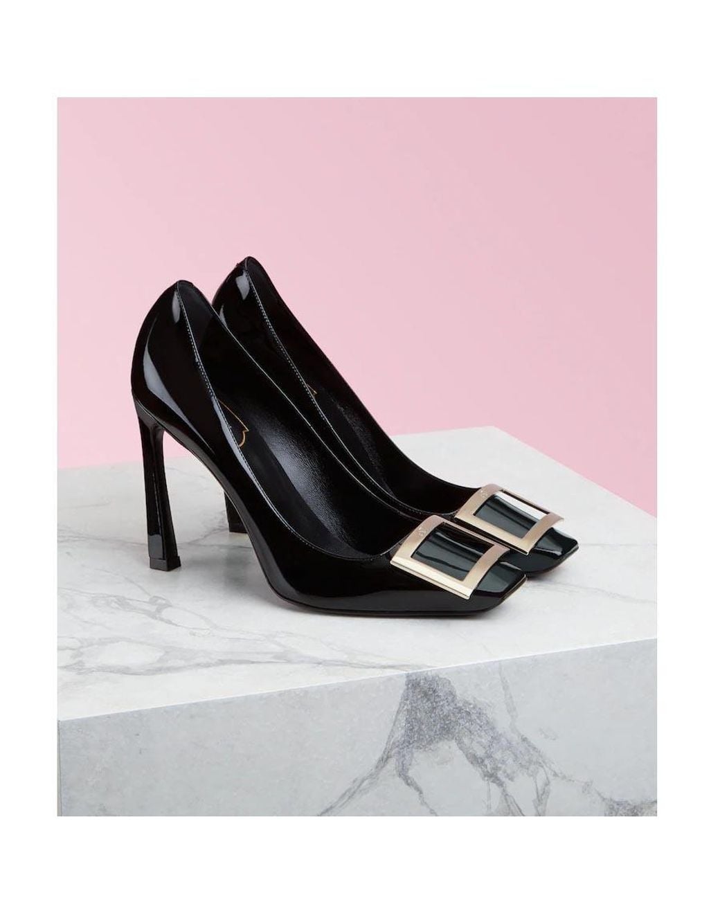 Roger Vivier Black Belle Vivier Trompette Pumps