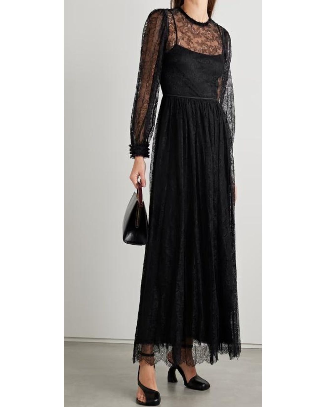 Ulla Johnson Black Lace Dress