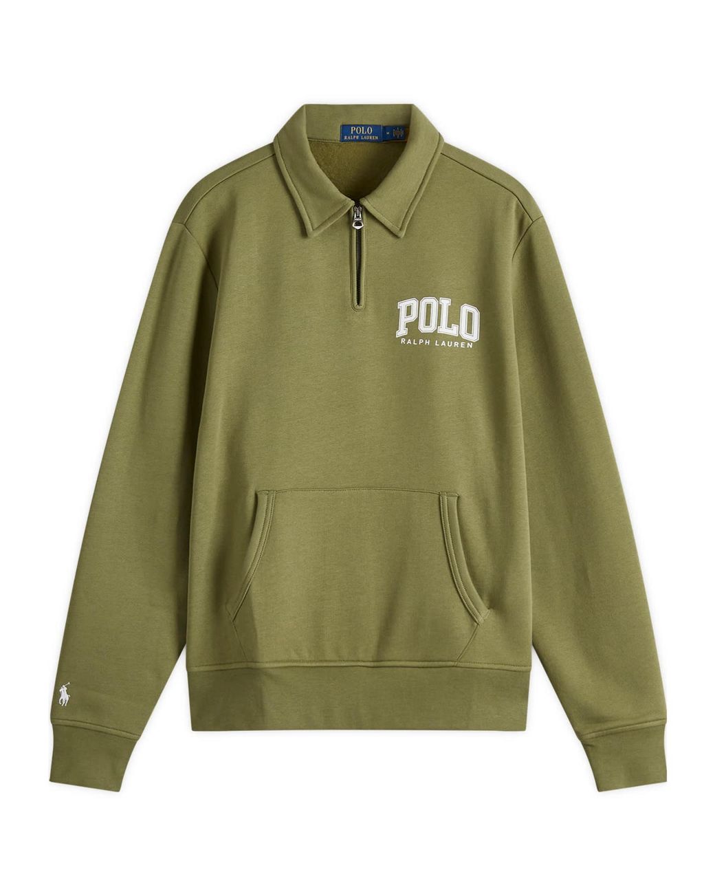 Polo Ralph Lauren Green Logo-Print Sweatshirt for men