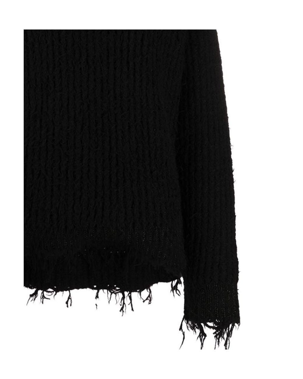 Moncler Black Knitted Pullover