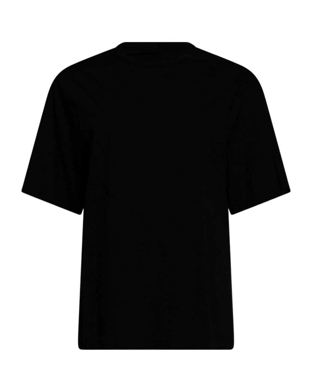 Rick Owens Black Short Sleeves T-Shirts