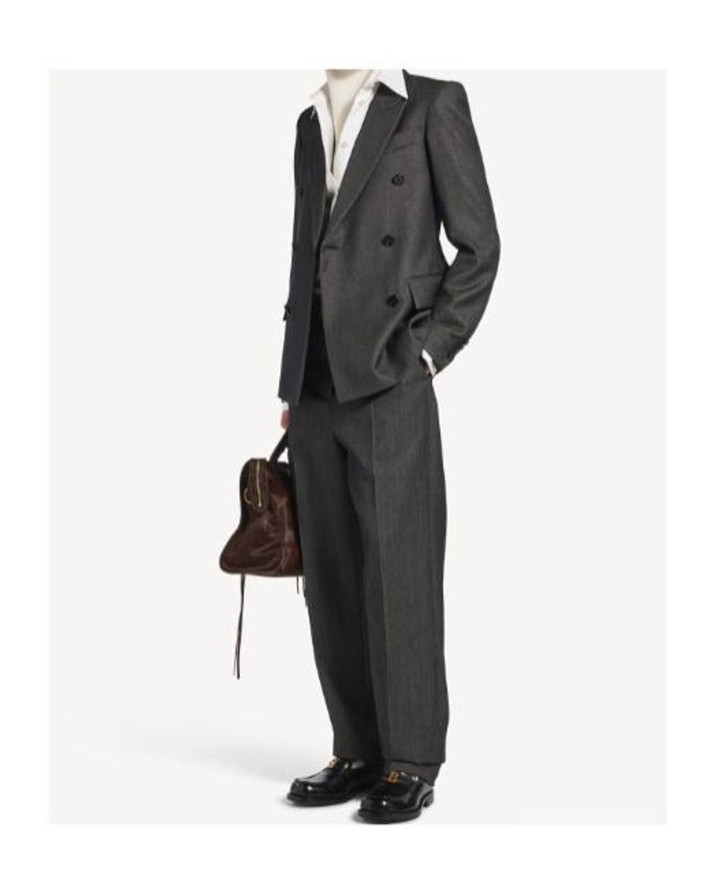 Balenciaga Gray Tapered Pants