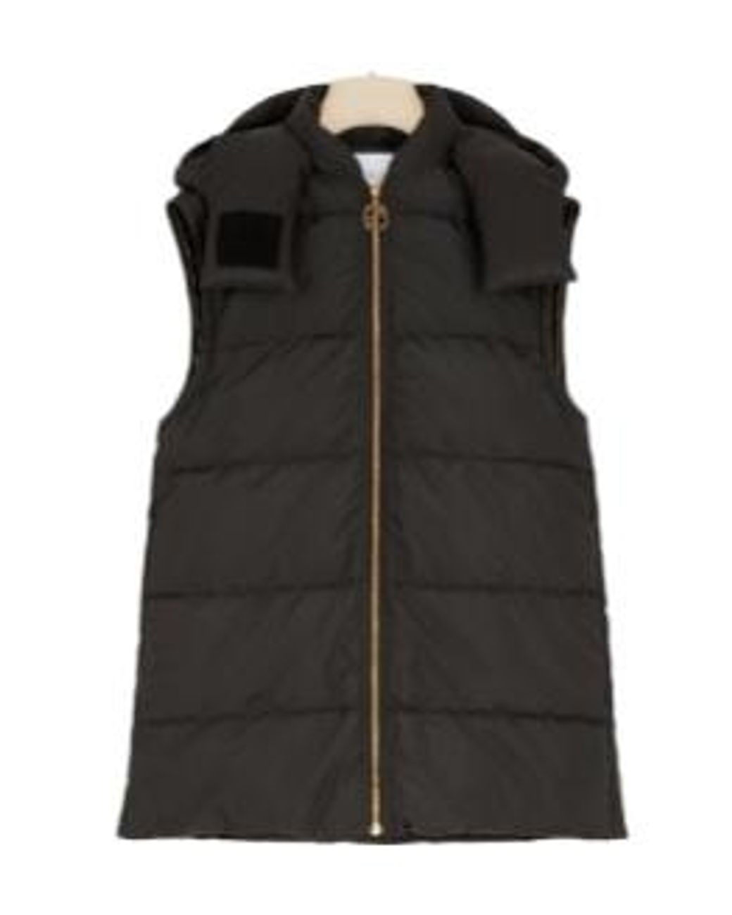 Patou Black Zip-Up Hooded Jacket