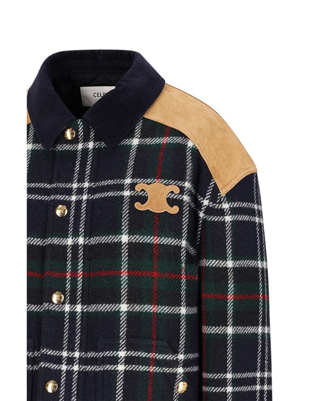Céline Blue Triomphe Blouson Jacket