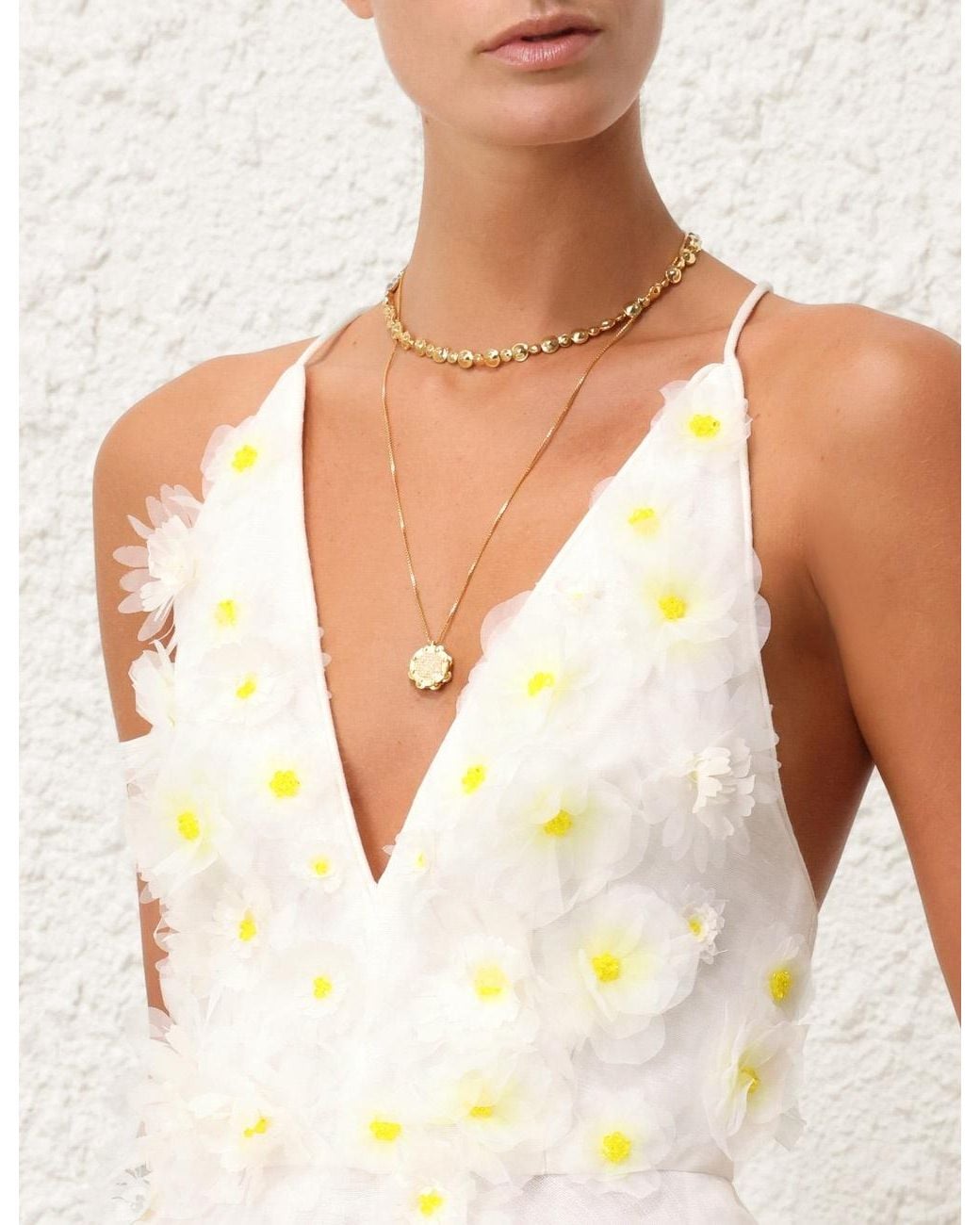 Zimmermann White Matchmaker Daisy Mini Dress