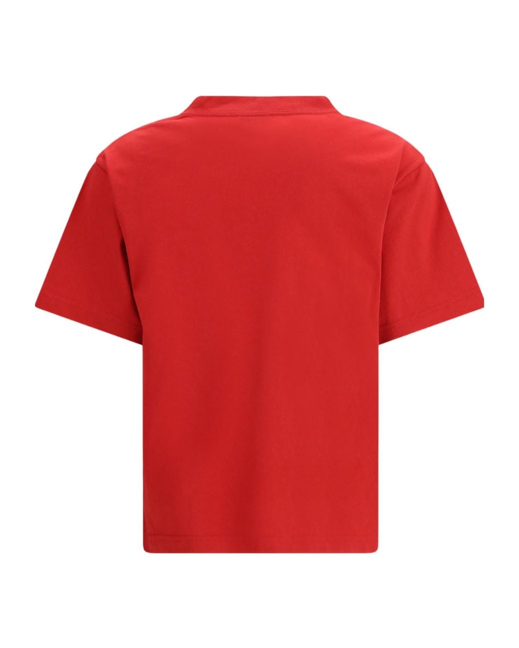 Balenciaga Red T-Shirt With Patch