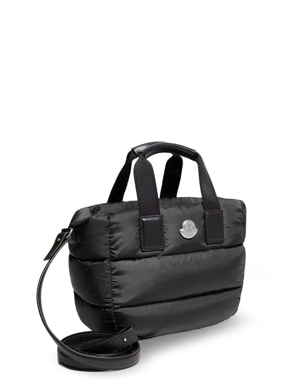 Moncler Black Mini Caradoc Padded Tote Bag