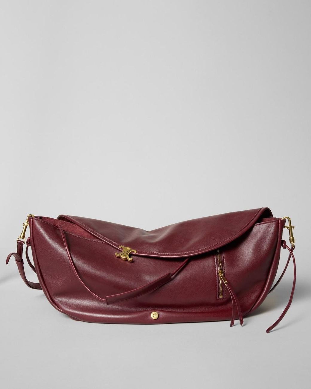 Céline Purple Soft Triomphe Halfmoon
