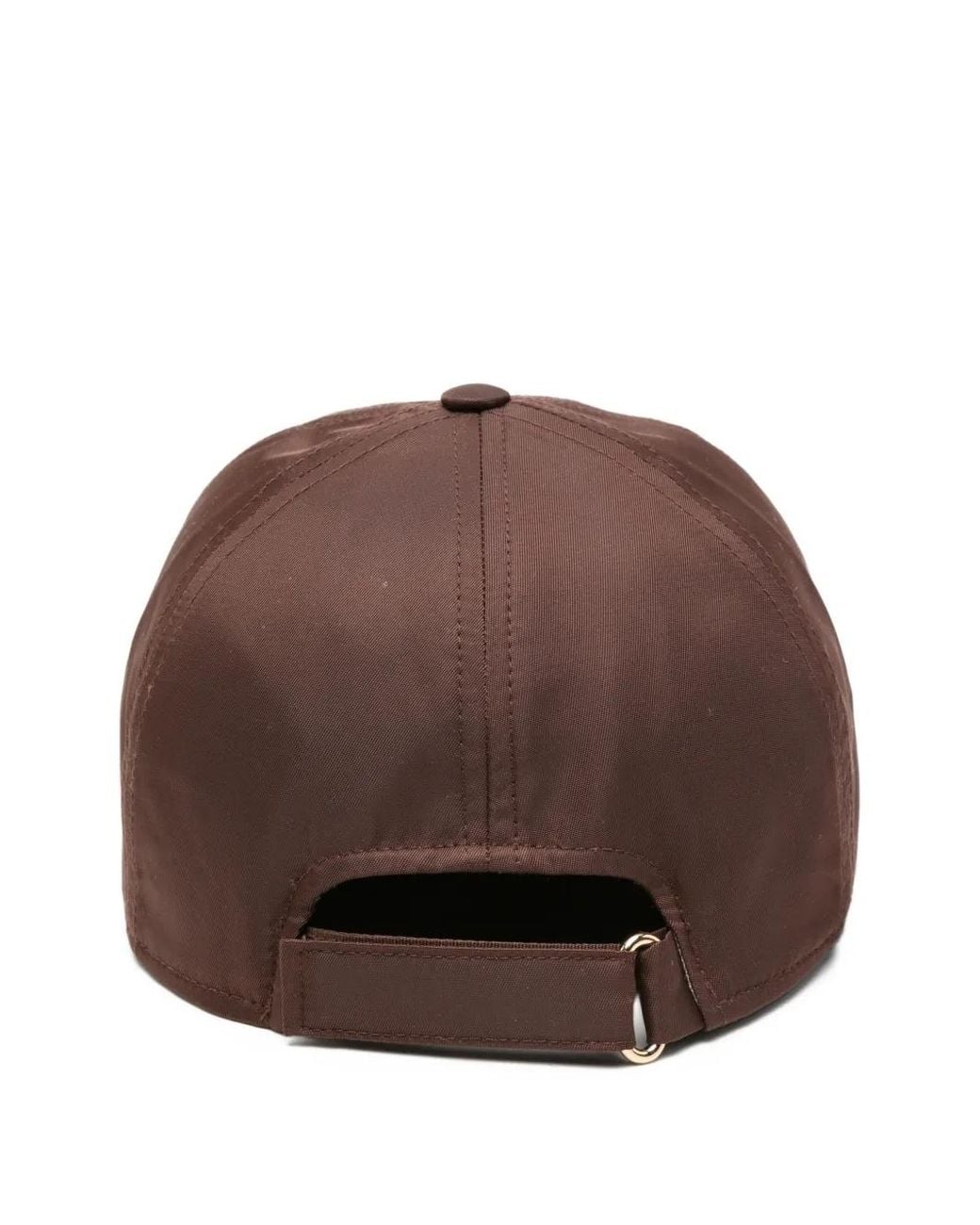 Borsalino Brown Logo Cap