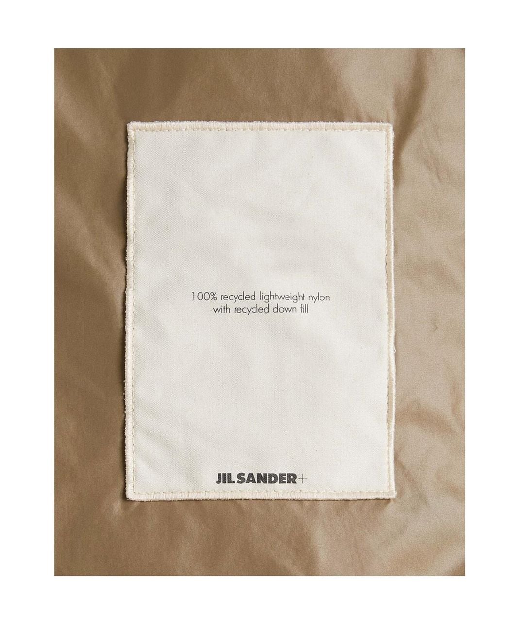 Jil Sander Brown Padded Down Jacket for men