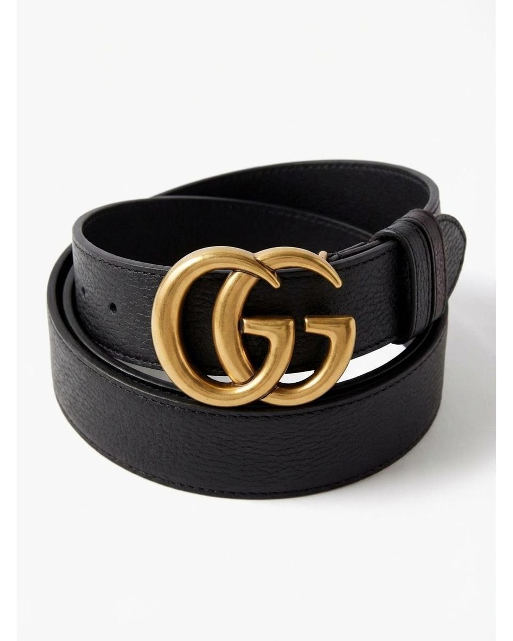 Gucci Black Gg Marmont Reversible Belt for men