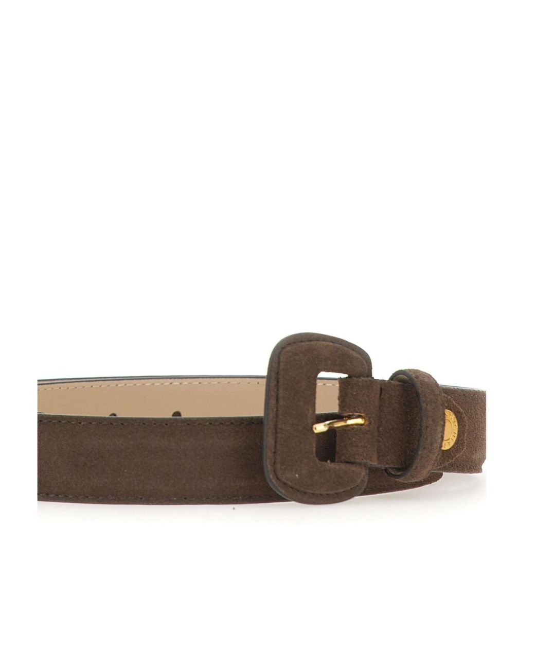 Gianni Chiarini White Suede Buckle Belt