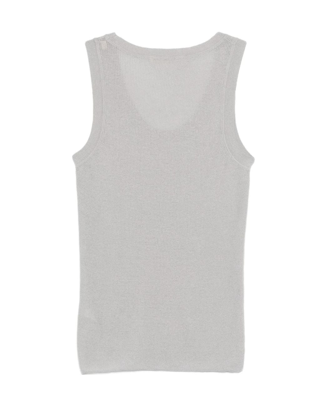 Barena Gray Knitted Vest