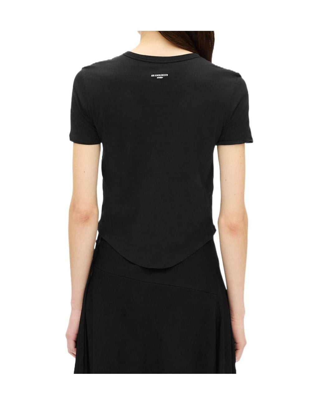 Ann Demeulemeester Black Floor Micro T-Shirt