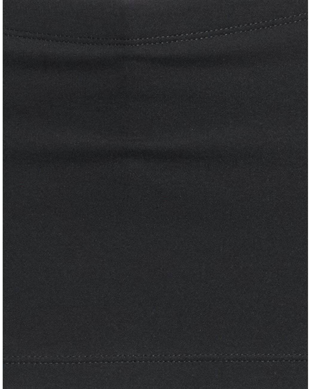 Balenciaga Black Basic Color Split Skirt