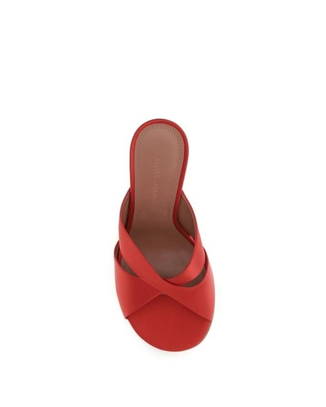 AMINA MUADDI Red Open-Toe High-Heeled Sandals