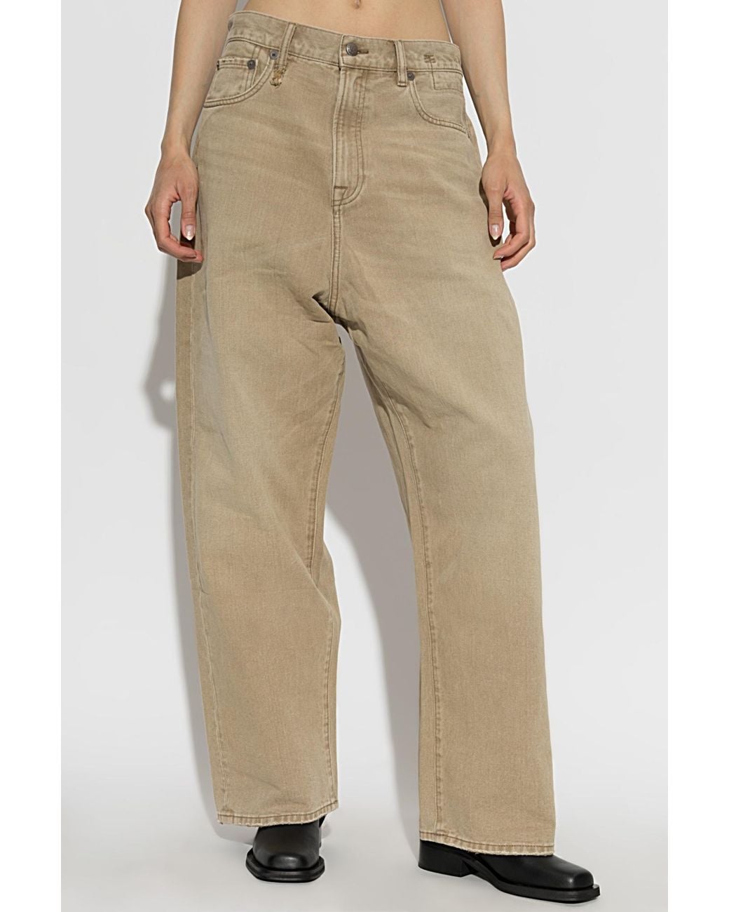 R13 Natural Belt-Loop Jeans