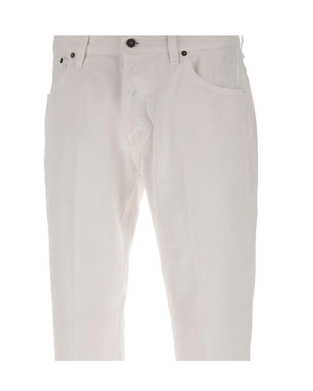 Dondup Gray Brighton Carrot-Fit Jeans for men