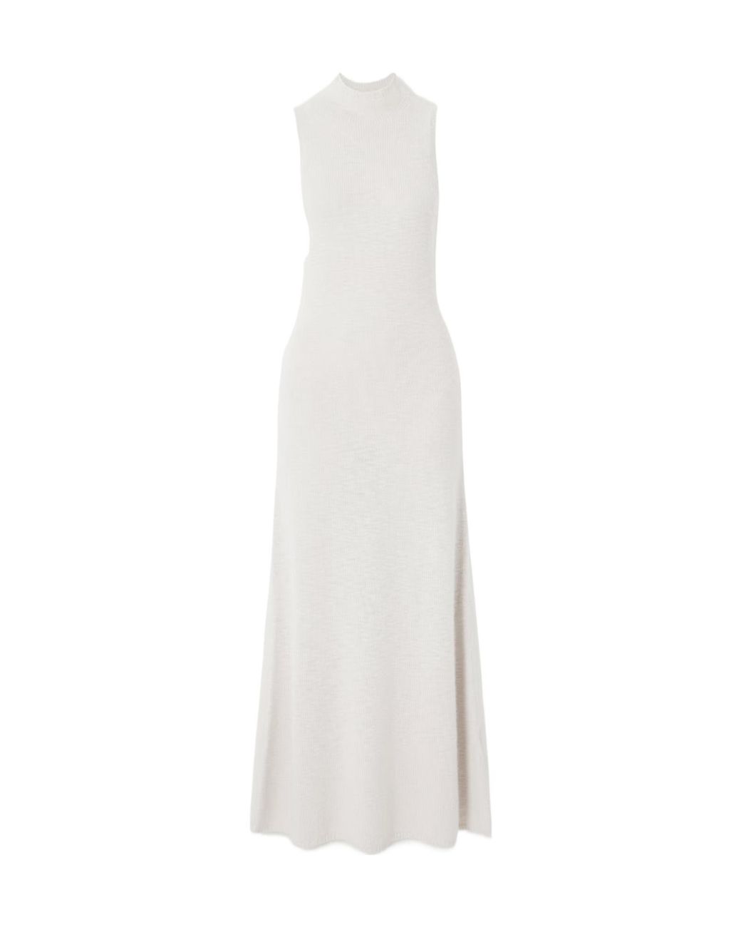 Gabriela Hearst White Cashmere Midi Dress