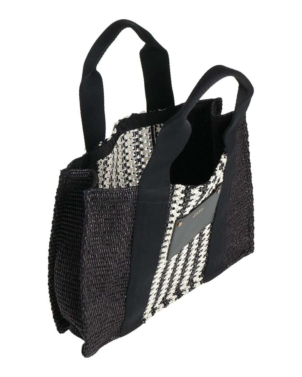 Isabel Marant Black Two-Color Large Handbag