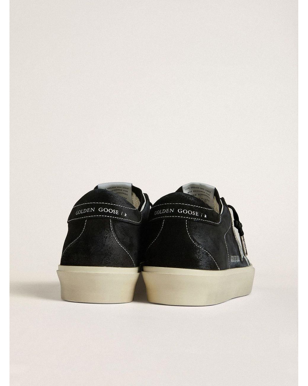 Golden Goose Deluxe Brand Black Hi Star Suede Swarovski Low-Top Sneakers